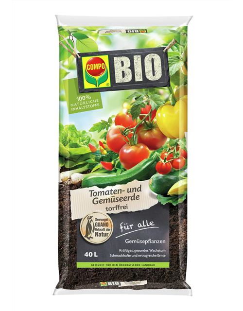 Compo Bio-Tomaten und Gemüseerde 