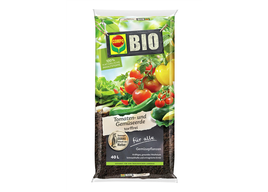 Compo Bio-Tomaten und Gemüseerde 