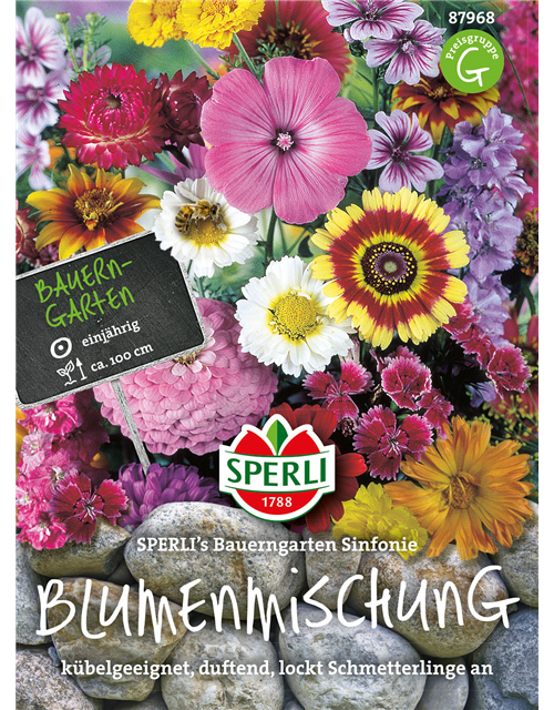 Einjährige Blumenmischung Bauerngarten Sinfonie 