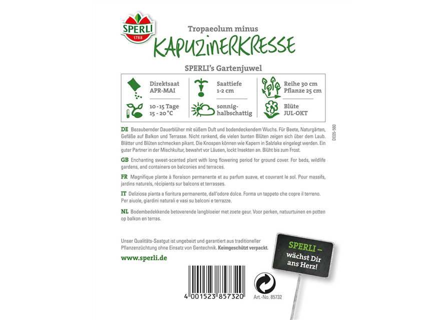 Kapuzinerkresse Gartenjuwel