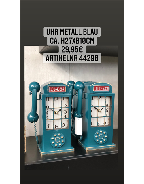 Uhr Telefonzelle