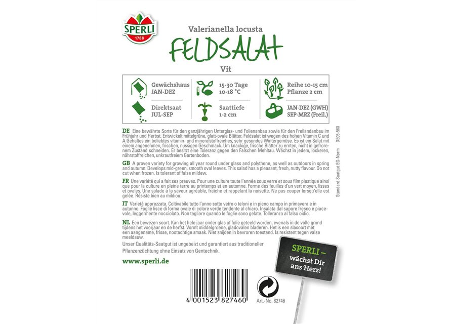 Feldsalat Vit 25g