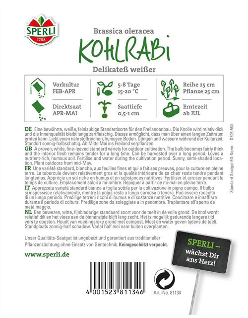 Sperli Kohlrabi 