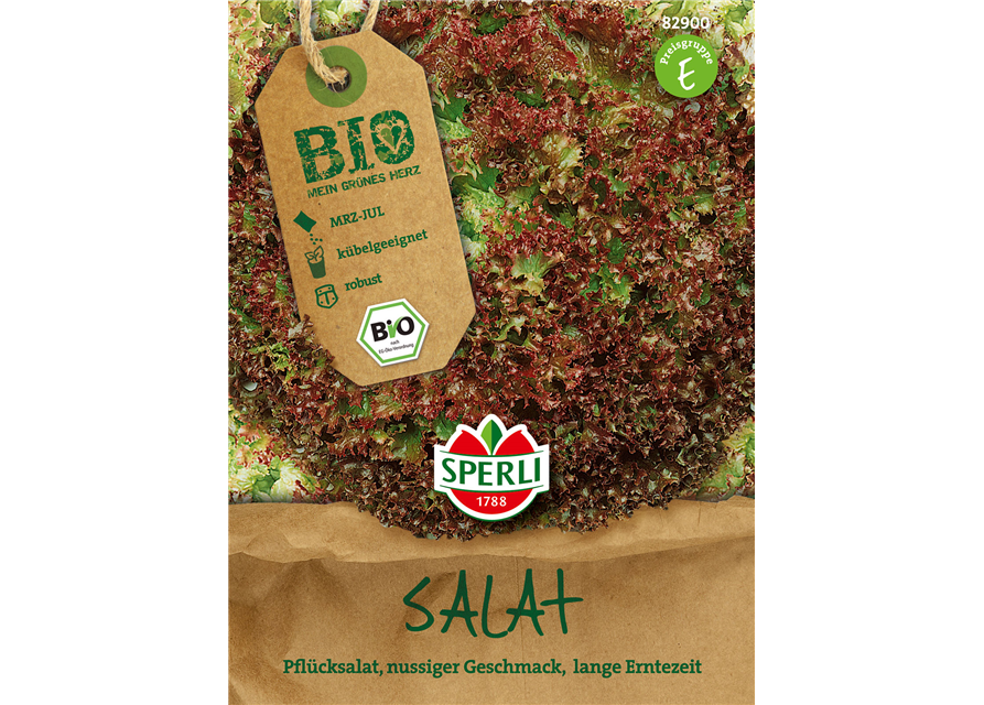 BIO-Pflücksalat rot rot 