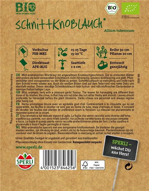 BIO-Schnittlauch/-knoblauch