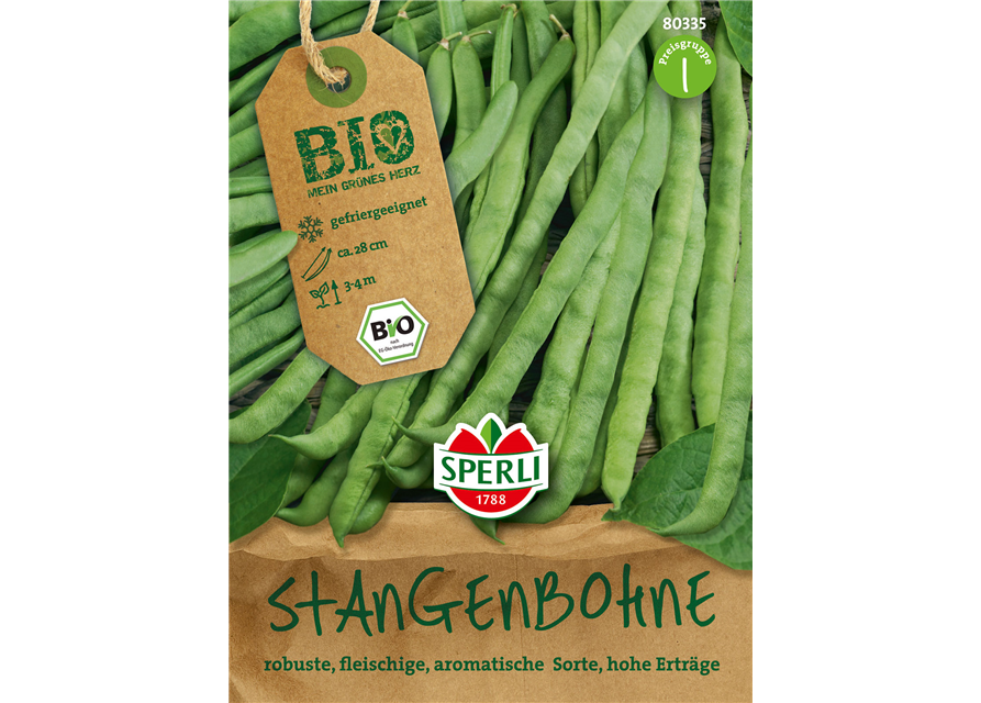 BIO-Stangenbohne grün