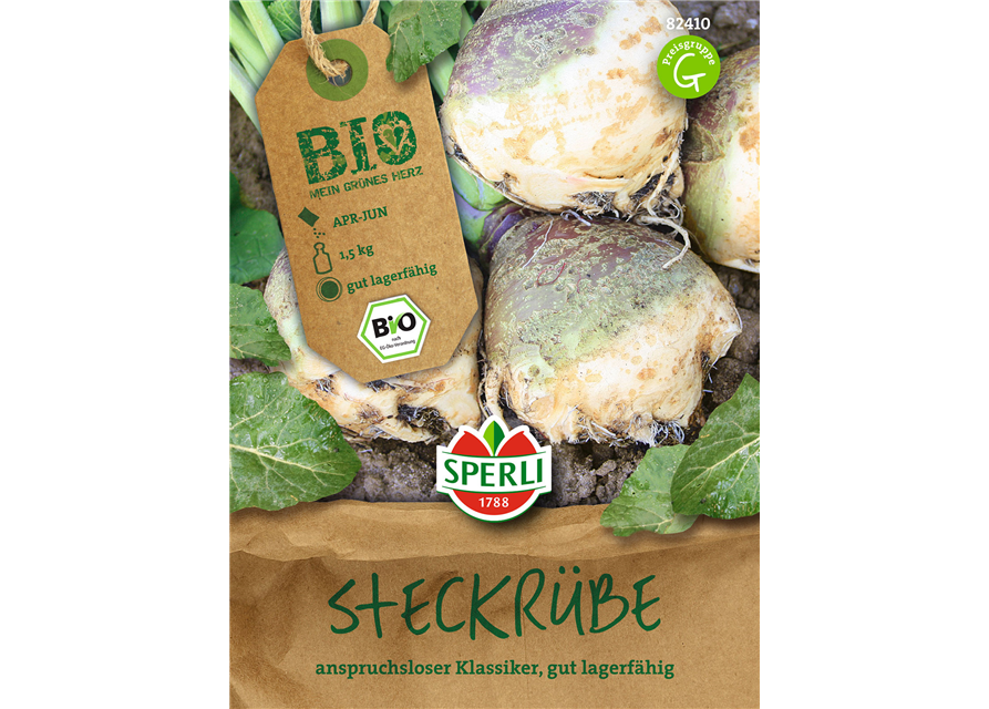 BIO-Steckrübe Gelbe aus Friesland 