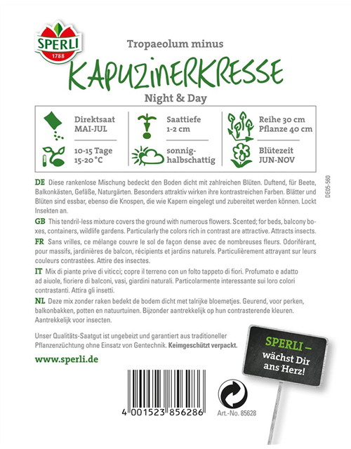 Kapuzinerkresse Night & Day