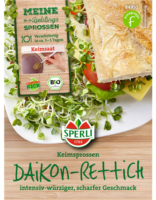 BIO Keimsprossen Daikon Rettich