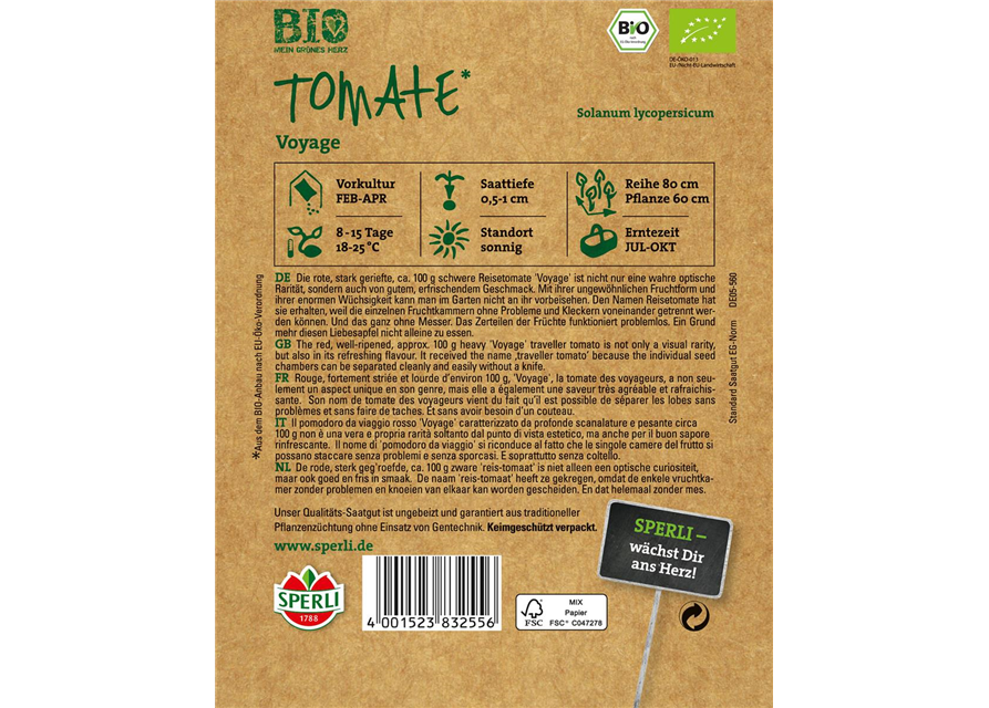 BIO-Tomate Voyage 