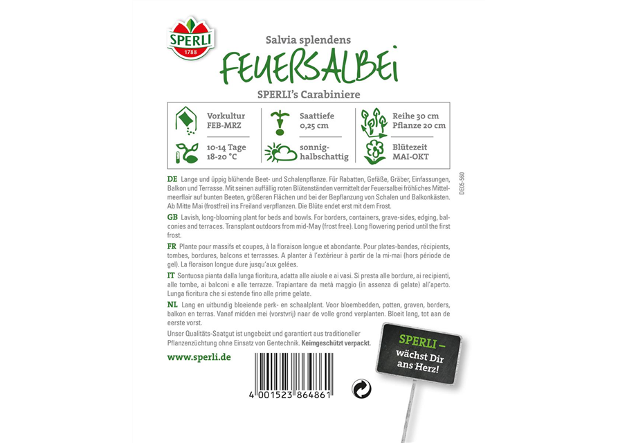 Feuersalbei Carrabiniere