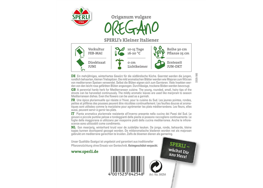 Oregano Kleiner Italiener