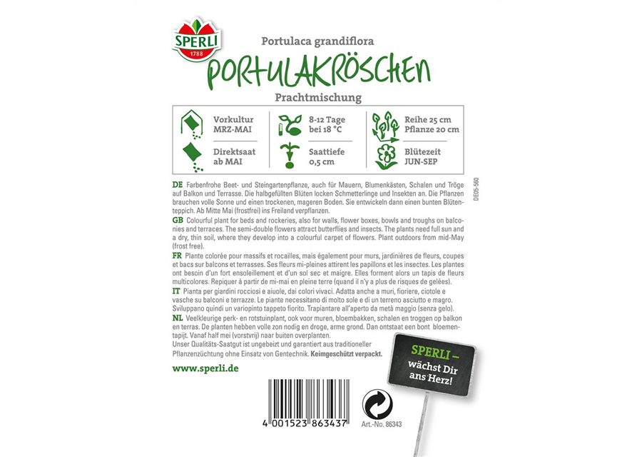 Portulakröschen Prachtmischung 