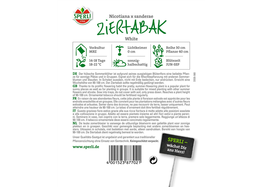 Ziertabak White