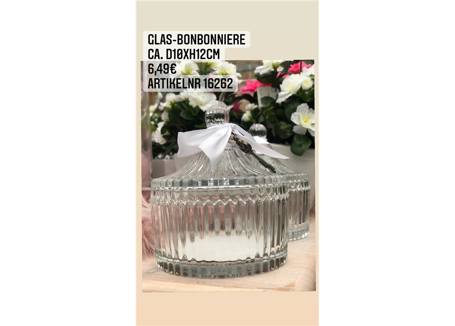 Glas-Bonbonniere