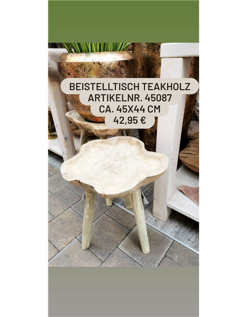 Beistelltisch Teakholz