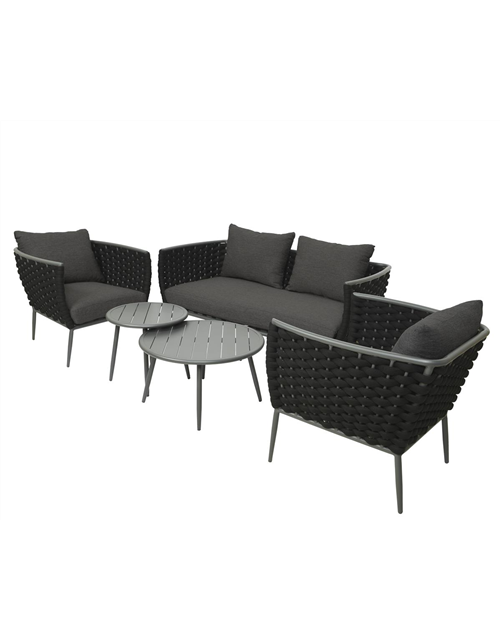 Lounge Set Monza Polyester-Seil outdoor