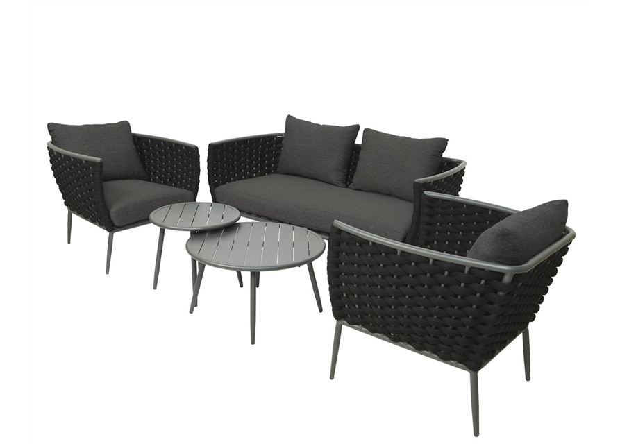 Lounge Set Monza Polyester-Seil outdoor