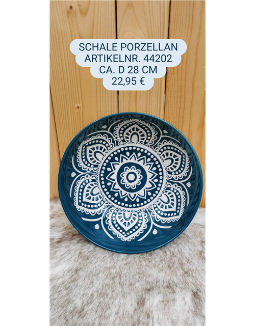 Schale Porzellan