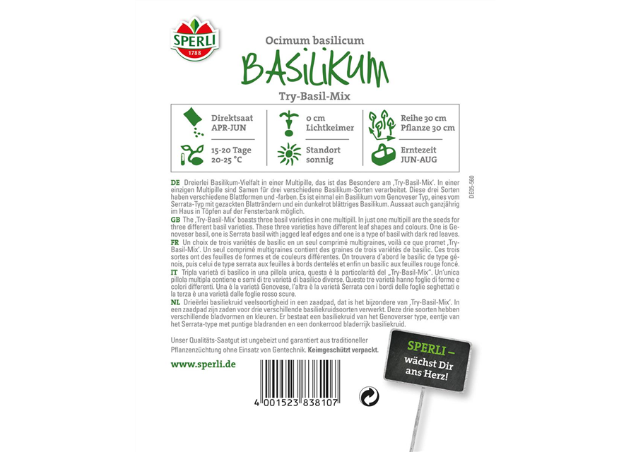 Basilikum SimplyHerbs 