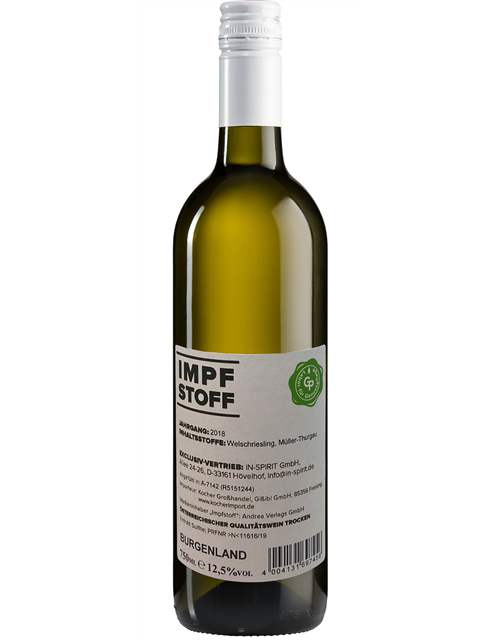 Impfstoff Wein Grüner Veltliner weiss