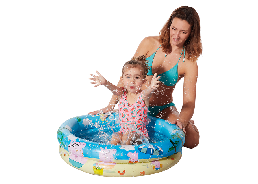 Happy People Peppa Wutz Babypool aufblasbarer Boden