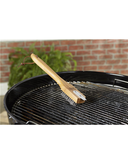 Grillbürste mit Bambus-Holzgriff 30 cm