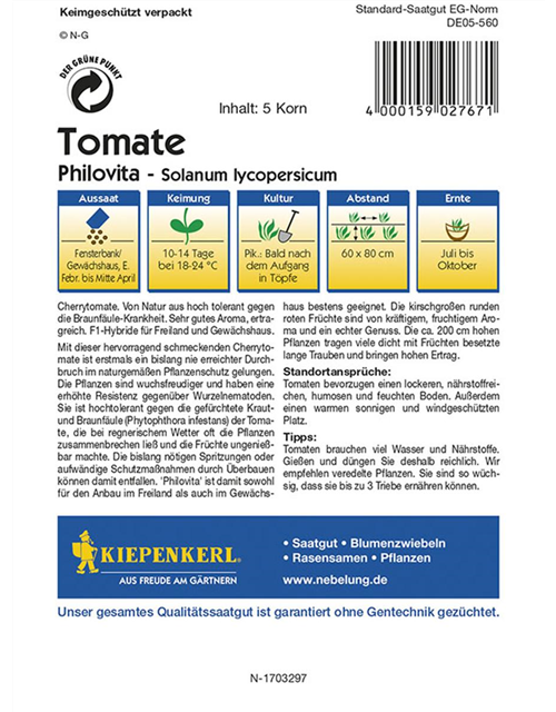 Tomate Philovita F1