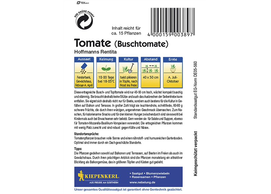 Tomate Hofmanns Rentitan