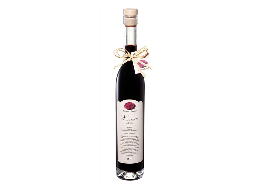 Essig Vino Cotto mit Limone (Zitrone), 0,2l