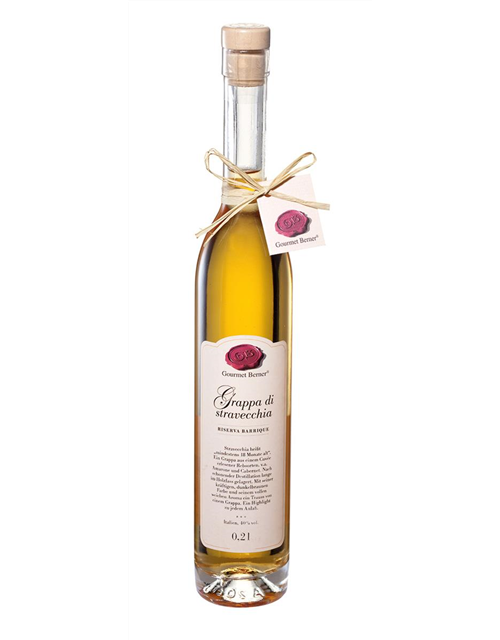 Grappa Stravecchia, Gran Riserva 'Destillatione' 1998/99, 40%vol., 0,2l