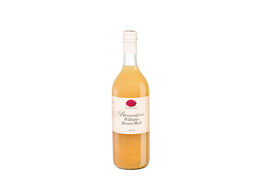 Birnensaft-Weinbirne mit Williams-Birnen-Mark, 0,74l