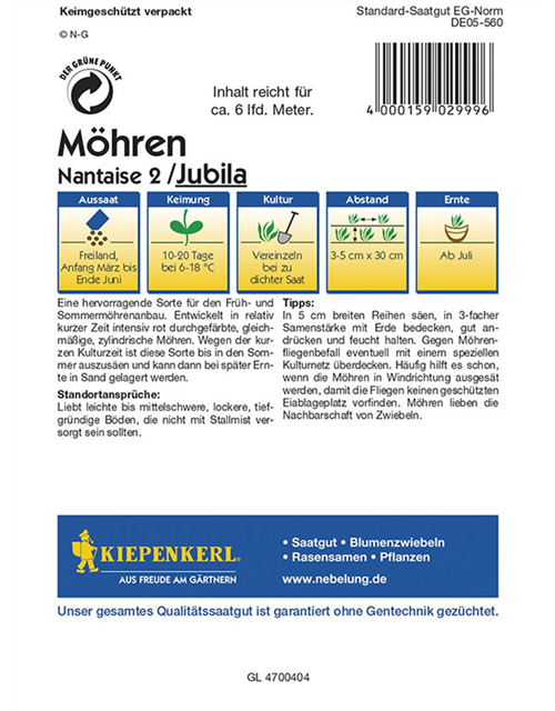 Möhren Jubila