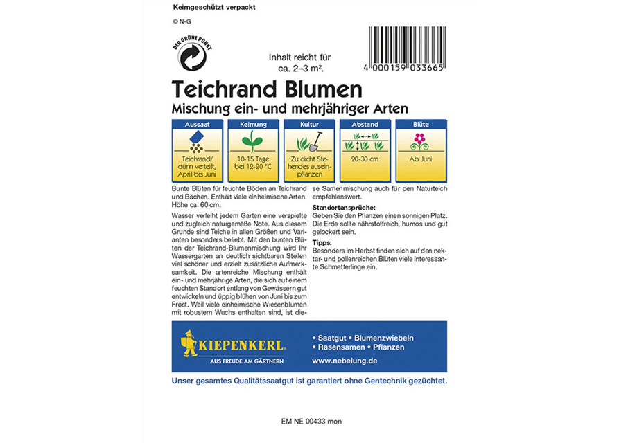 Teichrandblumenmix