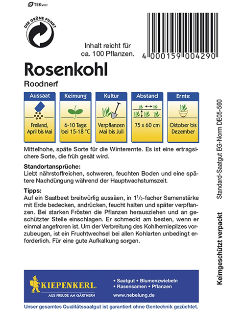 Rosenkohl RoodnerfnPG B