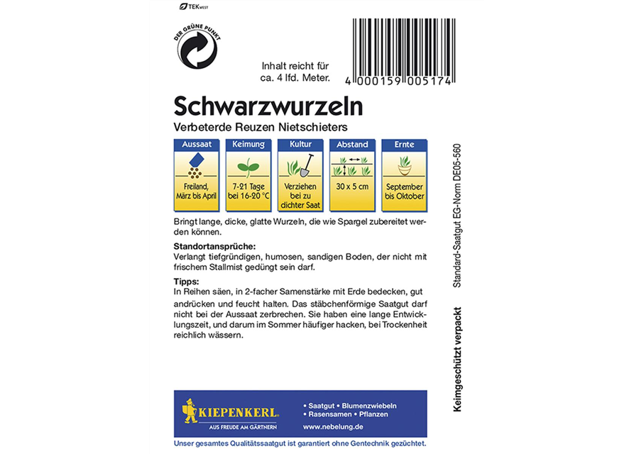 Schwarzwurzeln V.Reuzenn PG C