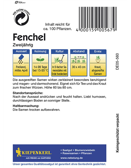 Fenchel Frucht Mehrj.nPG B