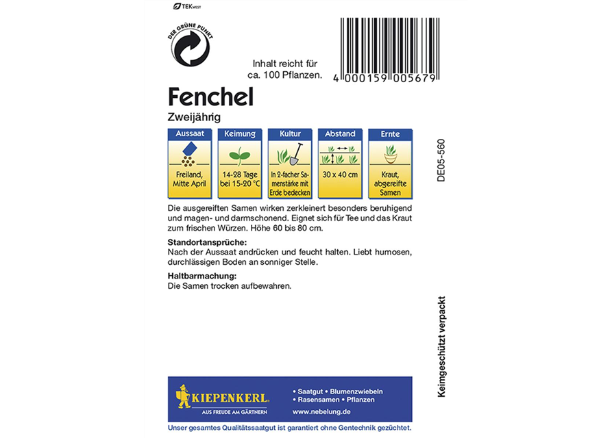 Fenchel Frucht Mehrj.nPG B