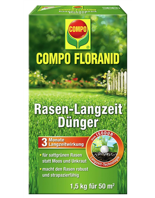 COMPO FLORANID Rasen LZ-Dünger 1,5 kg