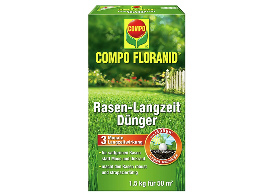 COMPO FLORANID Rasen LZ-Dünger 1,5 kg