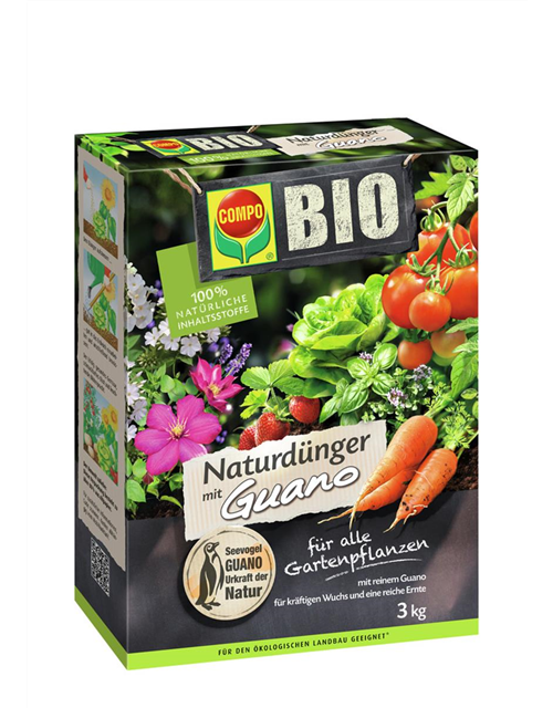 COMPO BIO Naturdünger mit Guano 3 KG