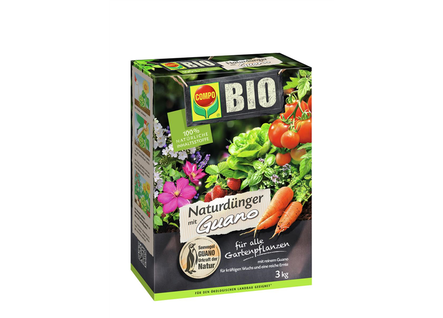 COMPO BIO Naturdünger mit Guano 3 KG