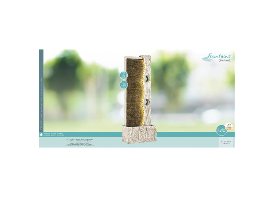 Lumineo Brunnen GRC 82cm sand farben